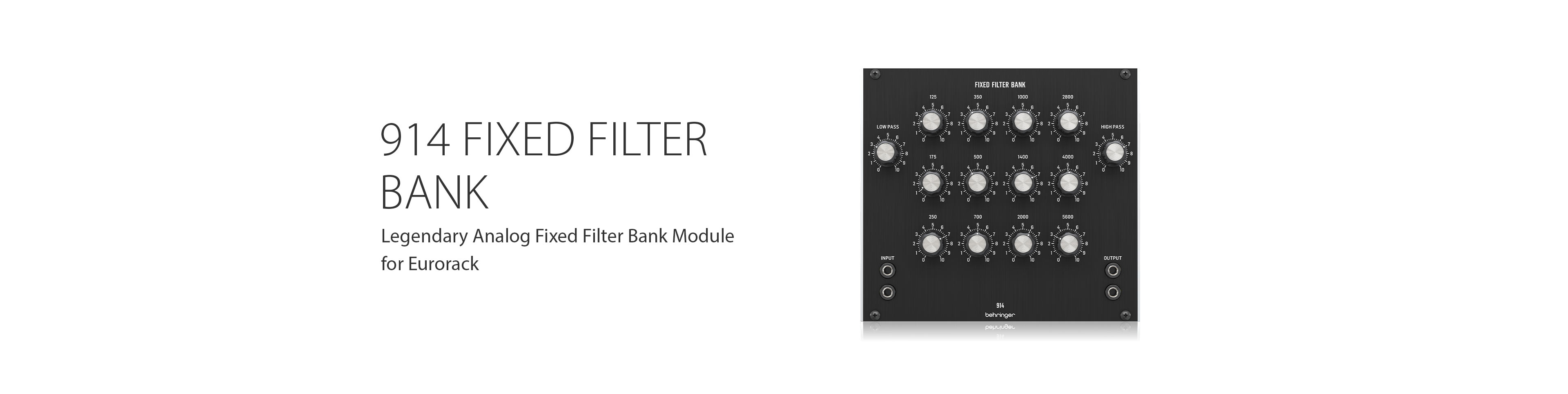 ギター BEHRINGER 914 FIXED FILTER BANK 914 FIXED FILTER BANK | Behringer