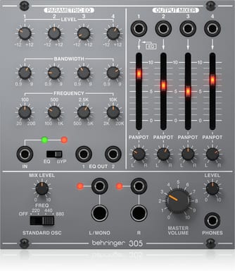 305 EQ/MIXER/OUTPUT, image 1 of 3