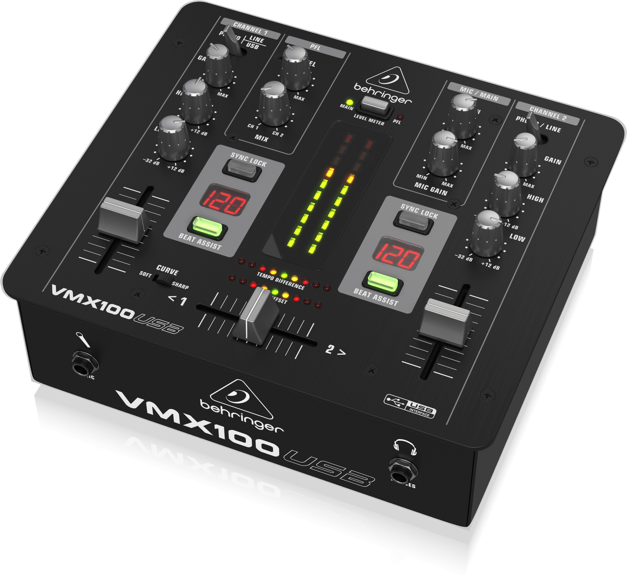 BEHRINGER PRO MIXER VMX100 DJミキサー 動作確認済 VMX100USB | Behringer